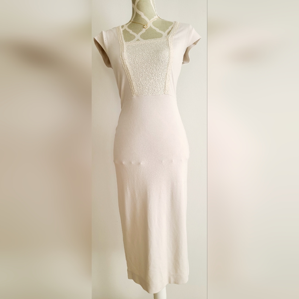 French Connection Cream Dress